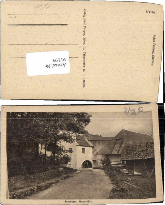 91195,Schrems Heumühle Partie 1919