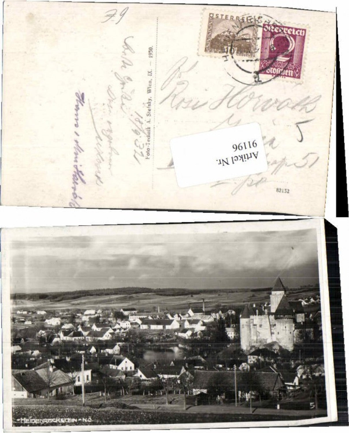 91196,Heidenreichstein Wiesenpartie 1930