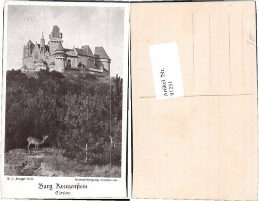 91231,Burg Kreuzenstein Leobendorf Burger signiert