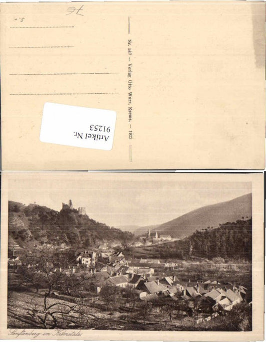 91253,Senftenberg im Kremstal bei Krems 1923