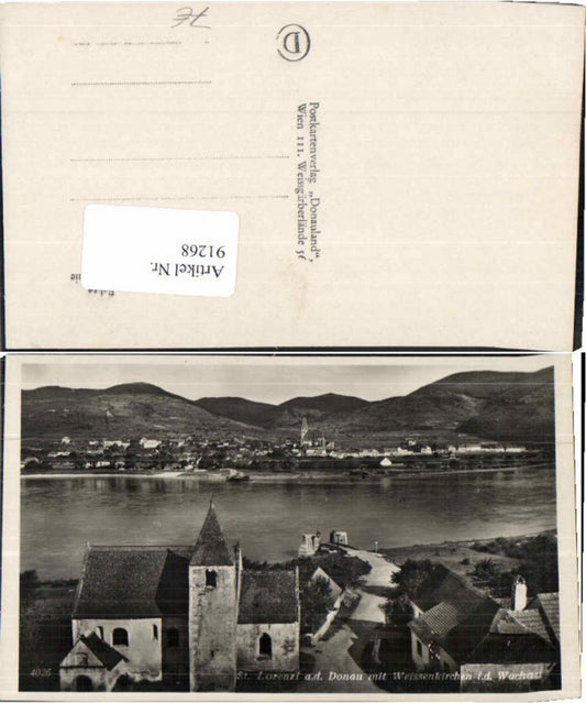 91268,St Lorenzi a.d. Donau Wachau Weissenkirchen Spitz