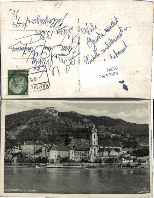 91282,Dürnstein i.d. Wachau Donau Dampfer