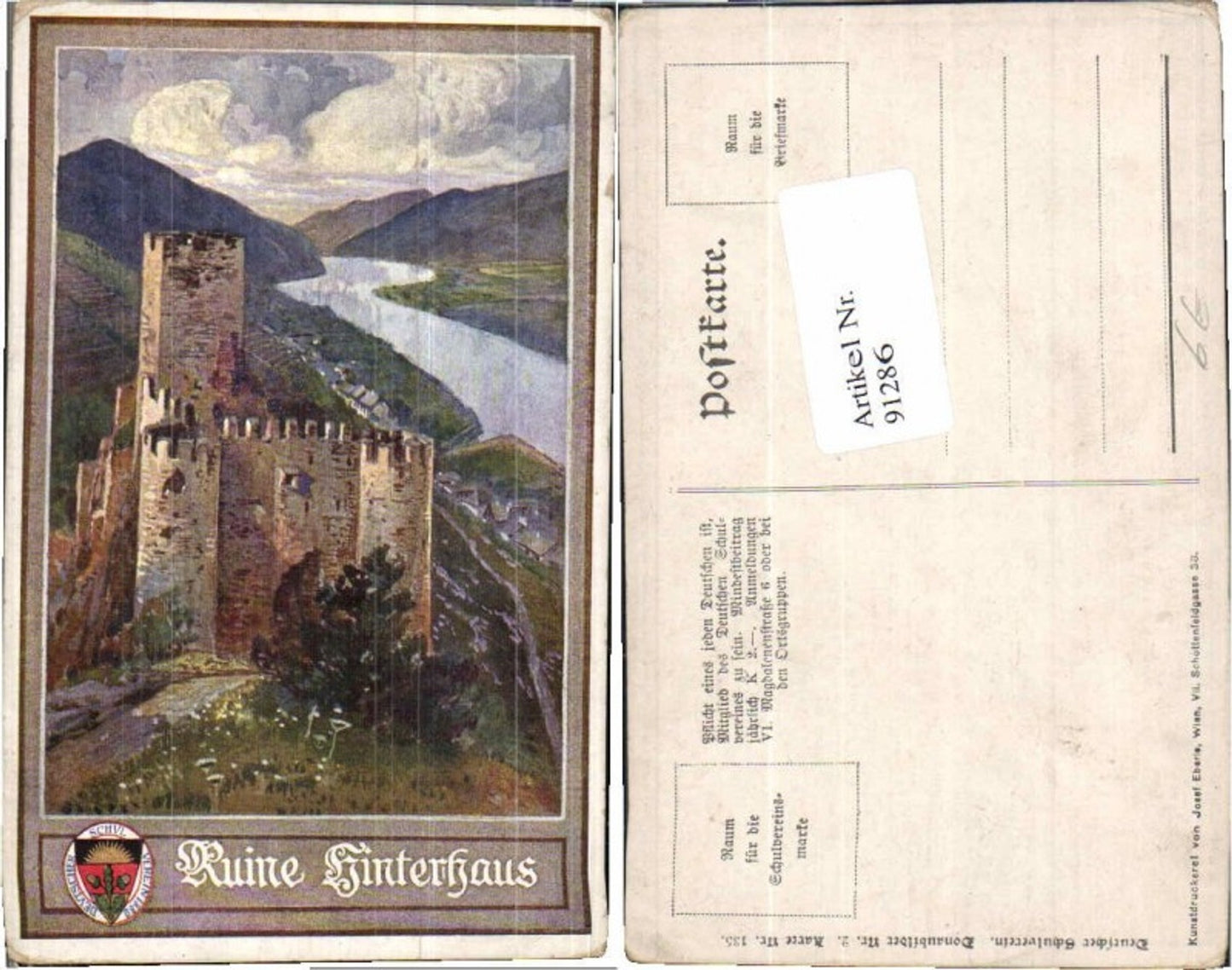 91286,Dt. Schulverein 135 Hinterhaus Spitz Wachau