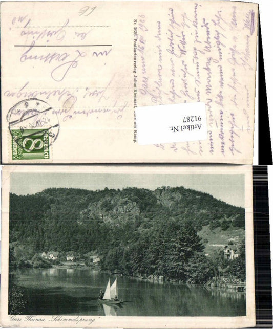 91287,Thunau b. Gars am Kamp Boot Schimmelsprung
