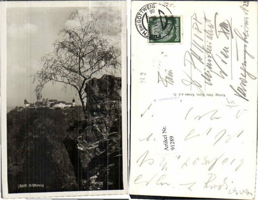 91289,Göttweig bei Furth Wachau 1938