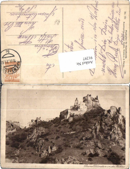 91297,Dürnstein i.d. Wachau 1929 Saska 201