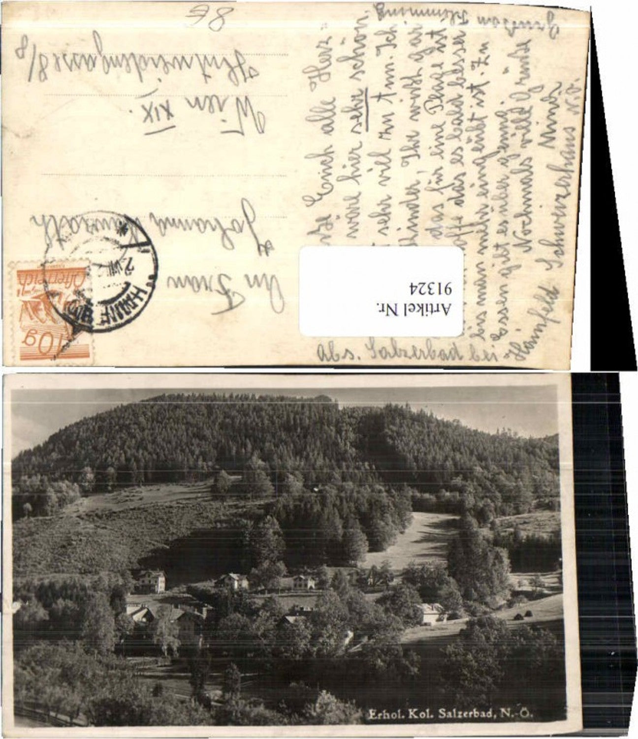 91324,Salzerbad bei Hainfeld Lilienfeld 1928