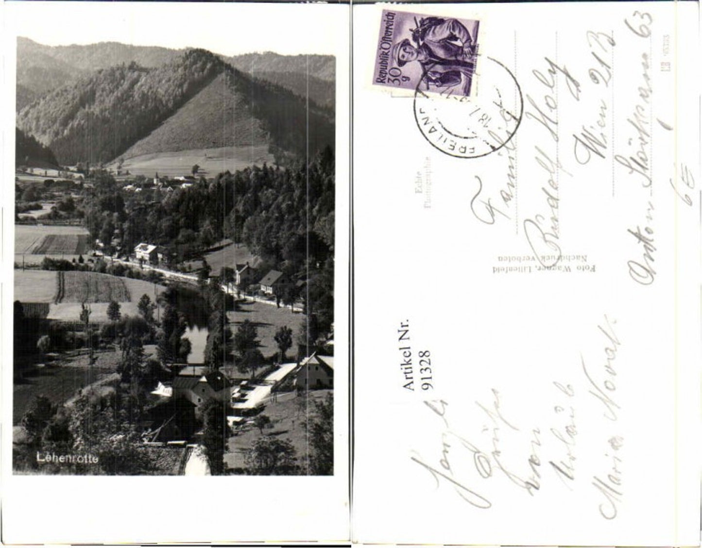 91328,Lehenrotte bei Türnitz Ortsansicht