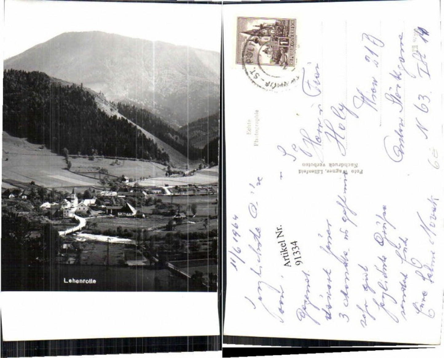91334,Lehenrotte bei Türnitz Ortsansicht