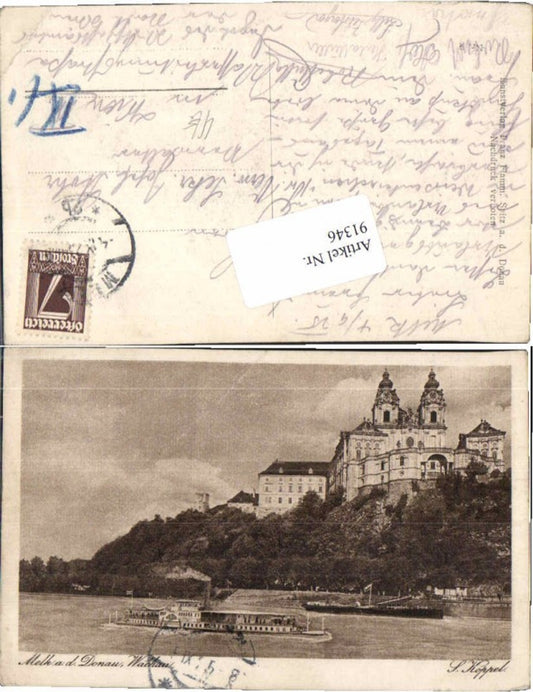 91346,Melk a.d. Donau Dampfer pub Koppel (Flamm)