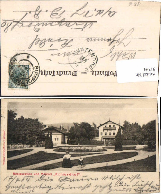 91394,Restauration Meierei Richardhof Gumpoldskirchen 1904