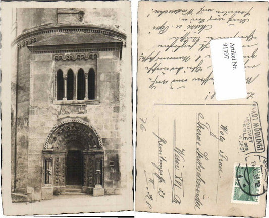 91397,Mödling Detailansicht 1937