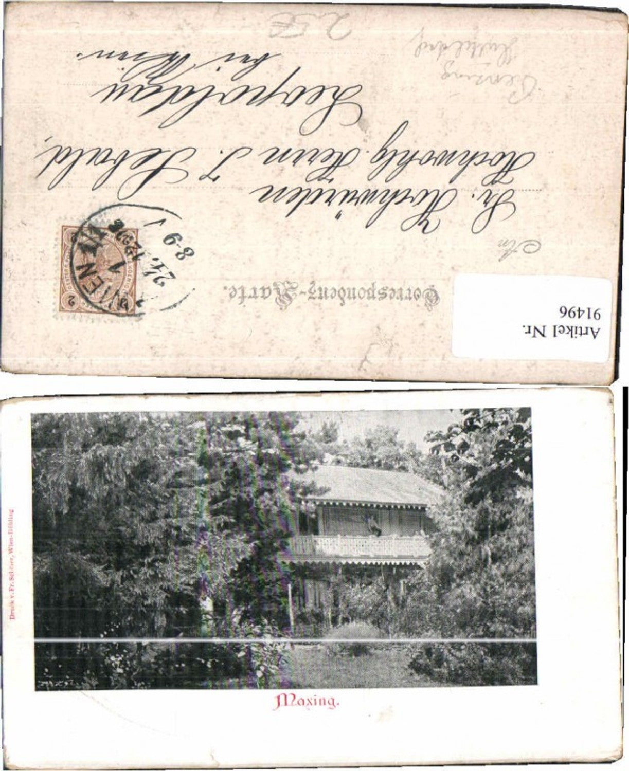 Alte Ansichtskarte – Old Postcard