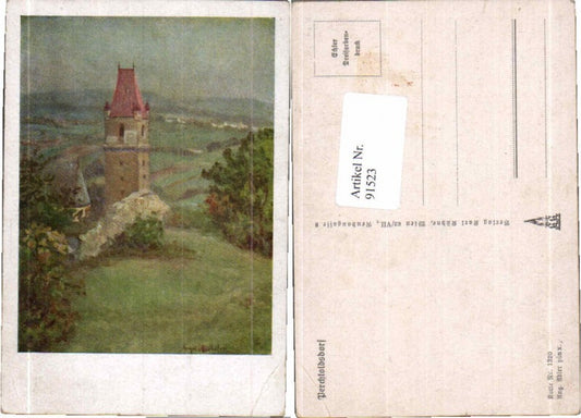 91523,Dt. Schulverein 1320 A. Adler sign. Perchtoldsdorf