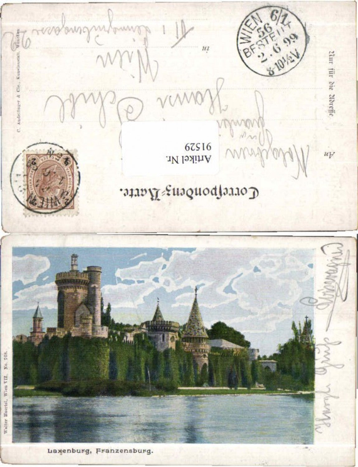 91529,Laxenburg Franzensburg bei Wien 1899