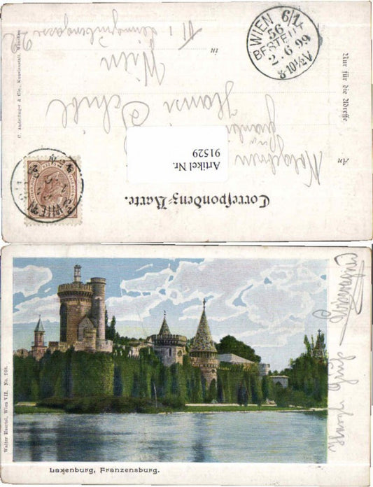 91529,Laxenburg Franzensburg bei Wien 1899
