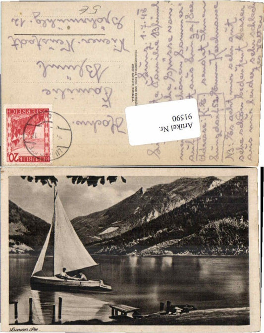 91590,Lunzersee Lunz am See Segelboot Boot