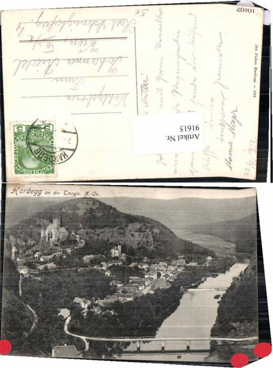 91615,Hardegg a.d. Thaya Totale 1910