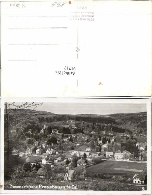 91717,Sommerfrische Pressbaum bei Wien 1939