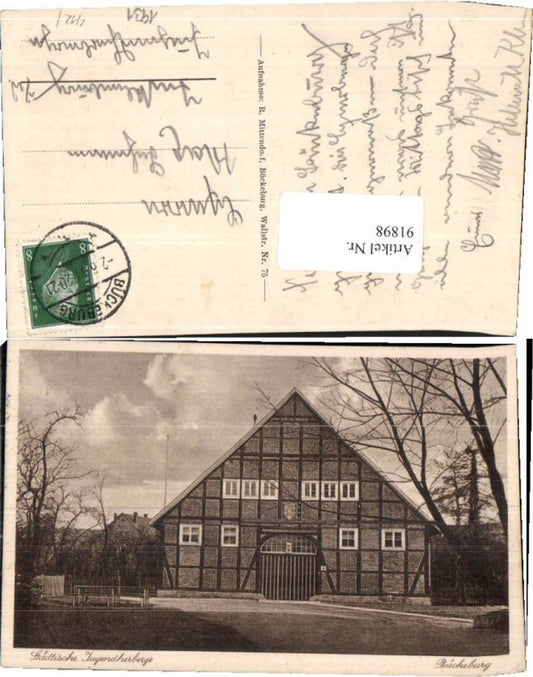 91898,Bückeburg Städt. Jugendherberge 1931