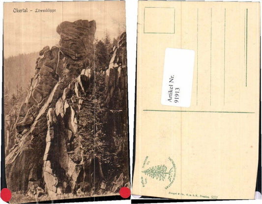 91913,Okertal Löwenklippe Goslar pub Stengel Co 9332