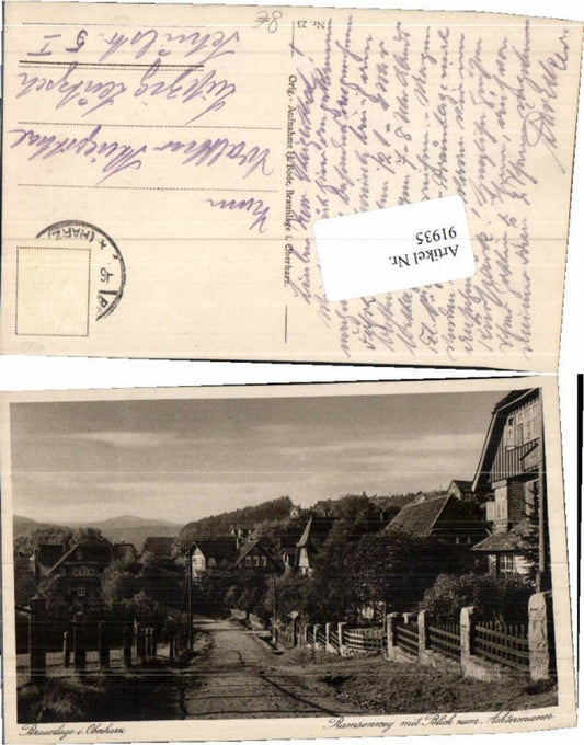 91935,Braunlage im Oberharz Ramsenweg Strassenansicht