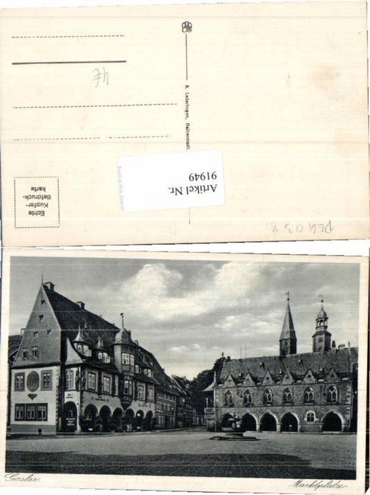 91949,Goslar im Harz Marktplatz