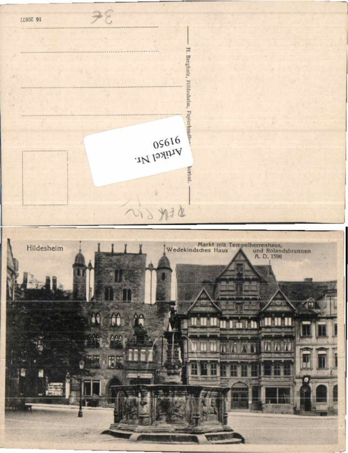 91950,Hildesheim Marktplatz