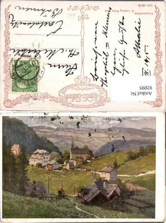 92095,Puchenstuben a.d. Mariazellerbahn Karl L. Prinz sign B.K.W.I 226-6