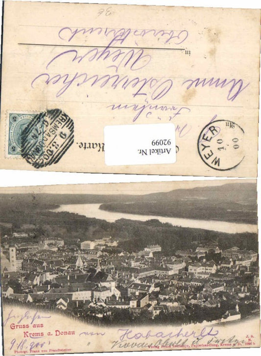 92099,Gruss aus Krems a.d. Donau 1900