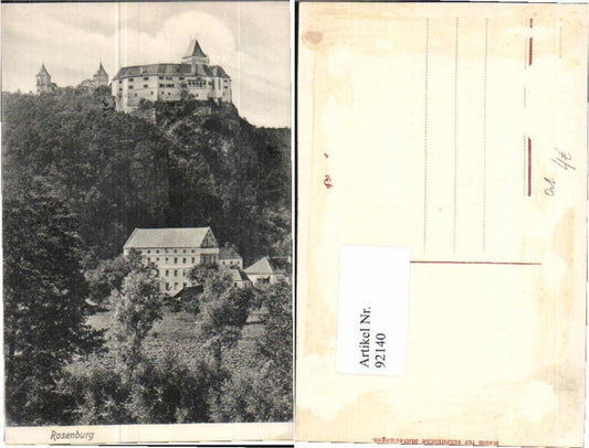 92140,Rosenburg am Kamp Partie im Ort 1905