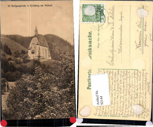 92144,St Wolfgangkirche Kirchberg am Wechsel