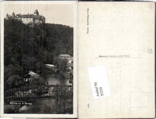 92234,Rosenburg am Kamp Brücke Häuser