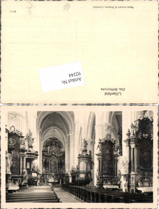 92244,Lilienfeld Stiftskirche Innen