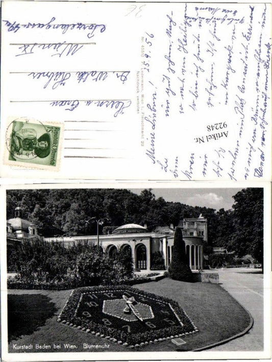 92248,Baden bei Wien Blumenuhr Casino