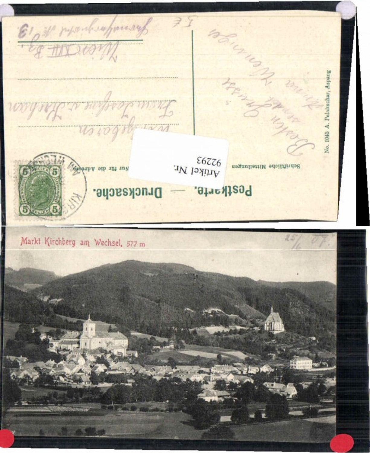 92293,Markt Kirchberg am Wechsel 1907