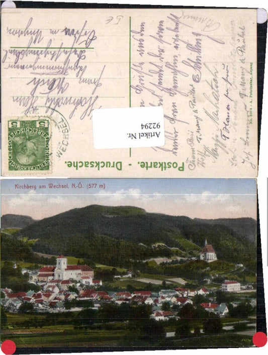 92294,Kirchberg am Wechsel COLOR 1910