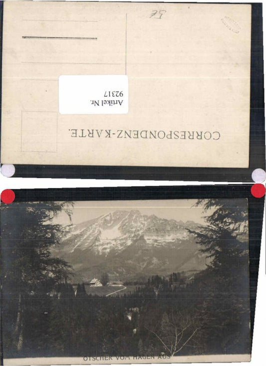 92317,Ötscher vom Hagen aus Mariazellerbahn Mitterbach Annaberg