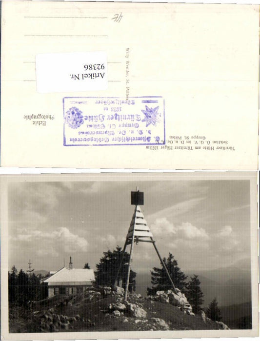 92386,Türnitz Türnitzer Höger Hütte