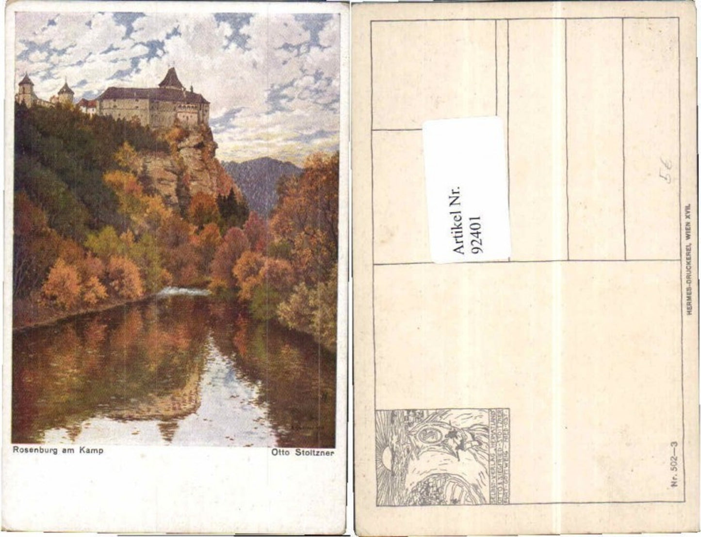 92401,Otto Stoitzner Rosenburg am Kamp