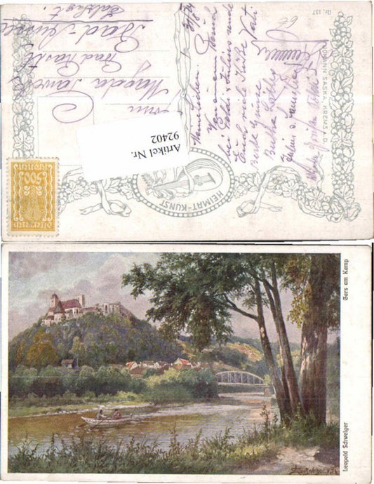 92402,Leopold Schweiger Gars am Kamp m. Boot