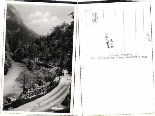 92414,Höllental bei Nasswald 1939