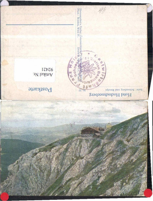 92421,Hotel Hochschneeberg Schneeberg Puchberg