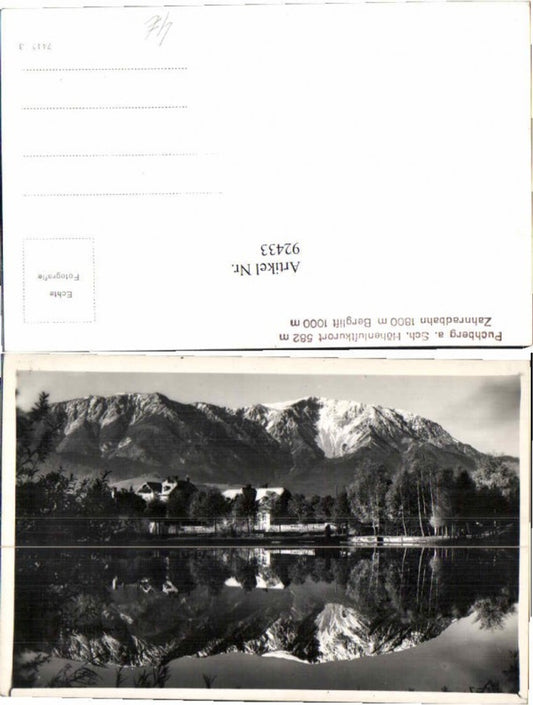 92433,Puchberg am Schneeberg Partie im ort