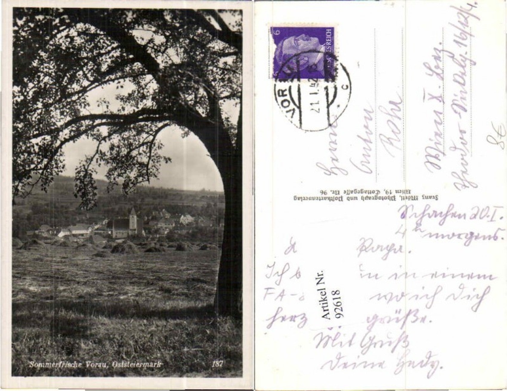 Alte Ansichtskarte – Old Postcard