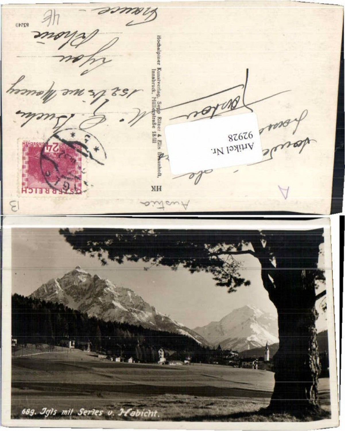 Alte Ansichtskarte – Old Postcard