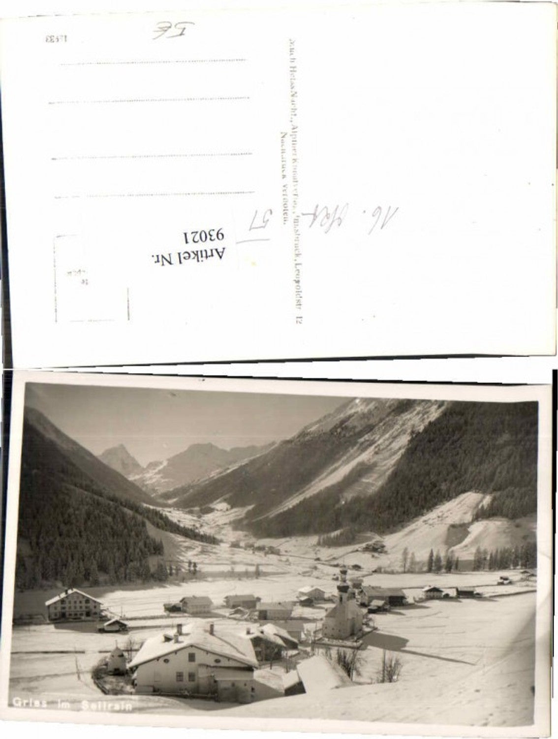 Alte Ansichtskarte – Old Postcard