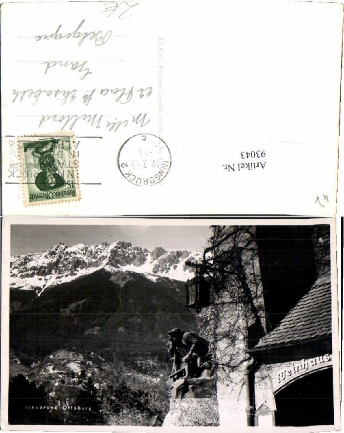 Alte Ansichtskarte – Old Postcard