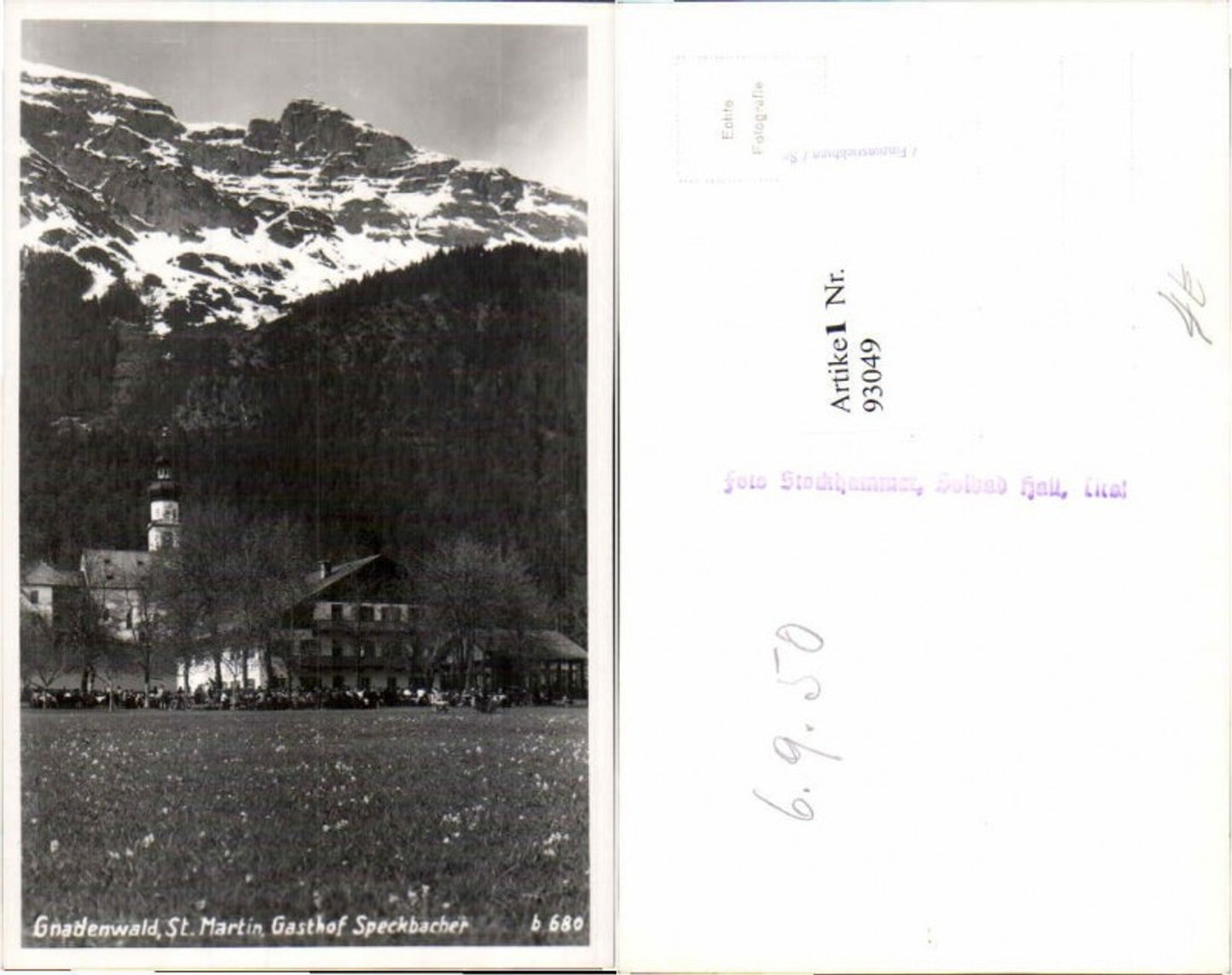 Alte Ansichtskarte – Old Postcard