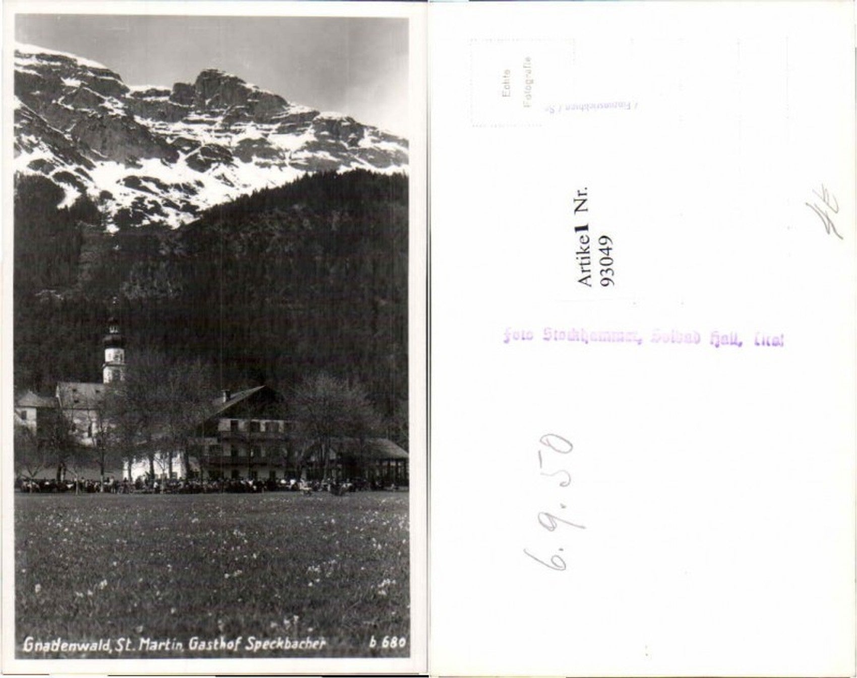 Alte Ansichtskarte – Old Postcard
